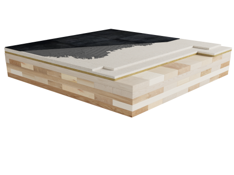 MTR-T5F | Ceramic | Mortar | Fermacell 2E35 | Floating | Mass Timber image