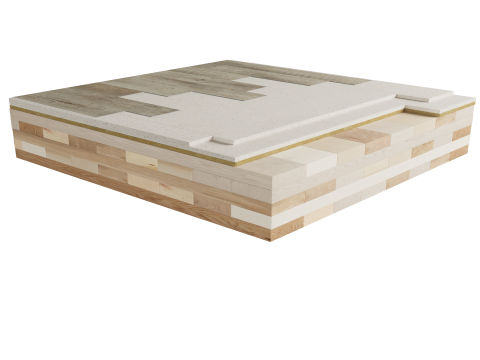 MTR-50J | Vinyl | Floating | Fermacell 2E35 | Floating | Mass Timber image