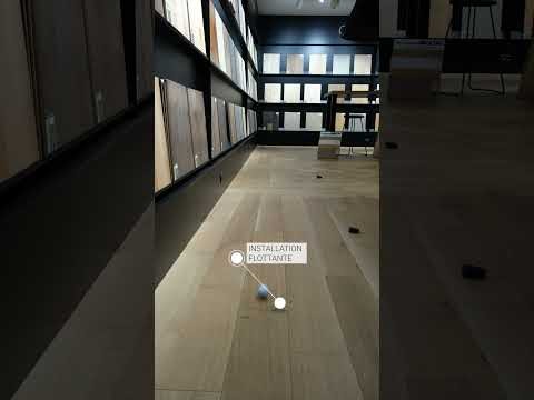 Double encollage vs installation flottante