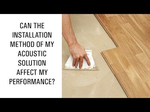 Can the installation method of my acoustic solution affect my performance?